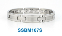 mens stainless steel link bracelet