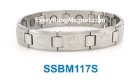 mens stainless steel link bracelet