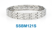 mens stainless steel link bracelet