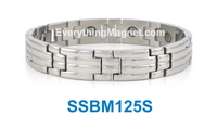 mens stainless steel link bracelet