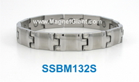 mens stainless steel link bracelet