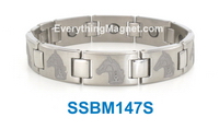 mens stainless steel link bracelet