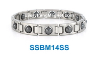 mens stainless steel link bracelet