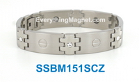 mens stainless steel link bracelet