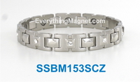 mens stainless steel link bracelet