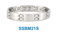 mens stainless steel link bracelet