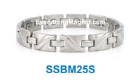 mens stainless steel link bracelet