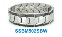 mens stainless steel link bracelet