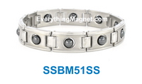 mens stainless steel link bracelet