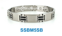 mens stainless steel link bracelet