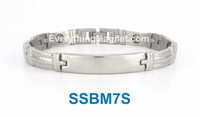 mens stainless steel link bracelet
