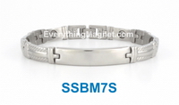 mens stainless steel link bracelet