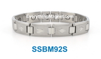 mens stainless steel link bracelet