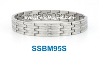 mens stainless steel link bracelet