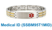 mens stainless steel link bracelet
