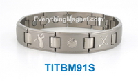 mens titanium bracelet