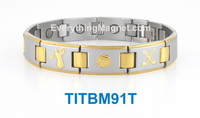 mens titanium bracelet